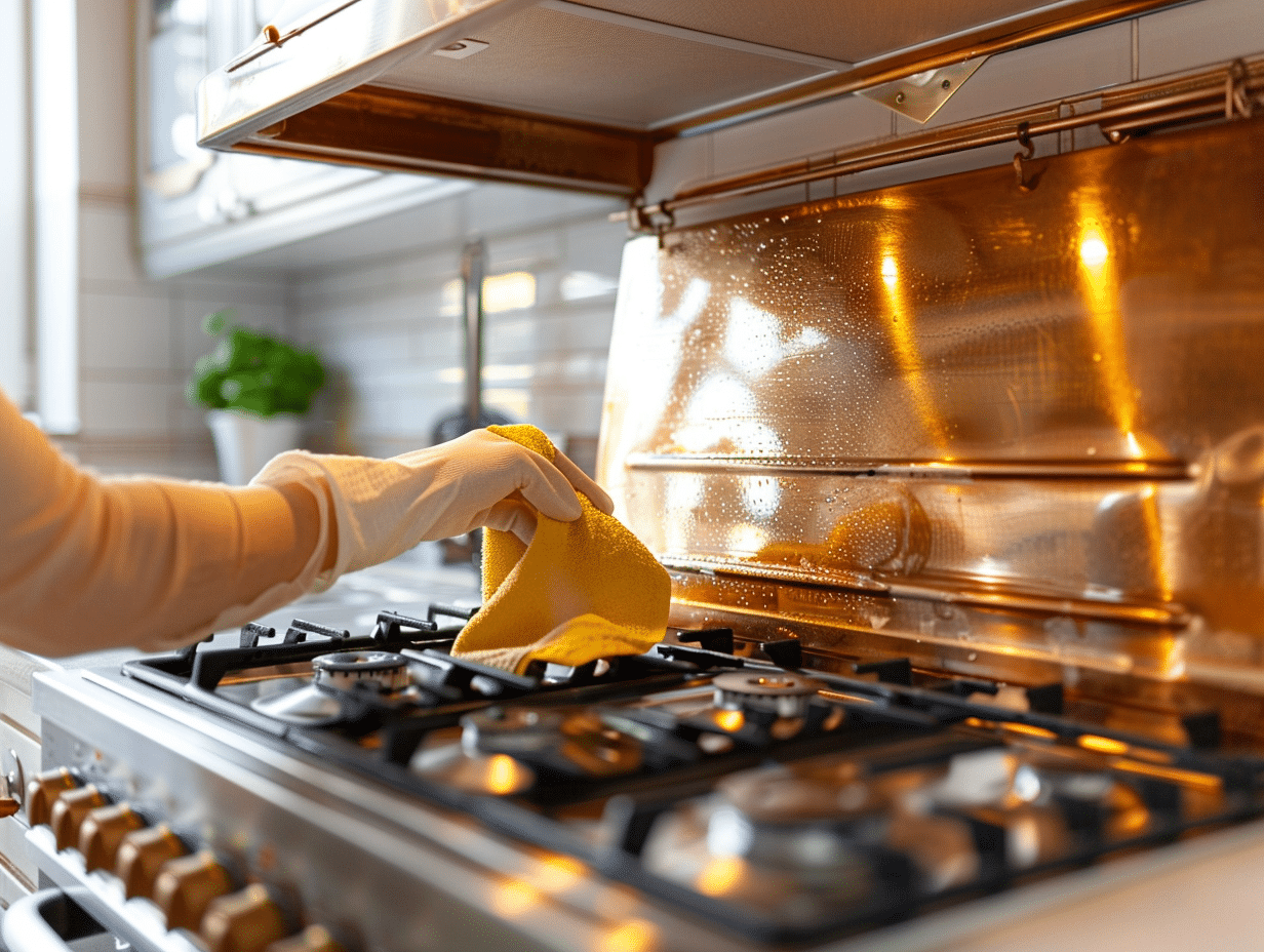 Nettoyage efficace d’une hotte de cuisine en cuivre: techniques et astuces