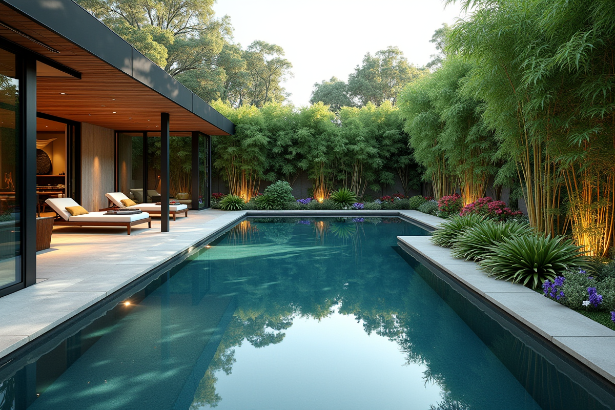 plantes piscine